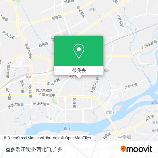 益多君旺线业-西北门地图