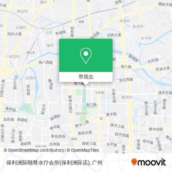保利洲际颐尊水疗会所(保利洲际店)地图