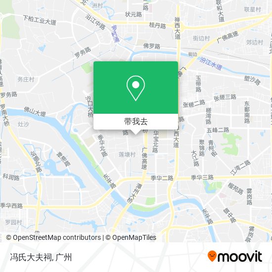 冯氏大夫祠地图