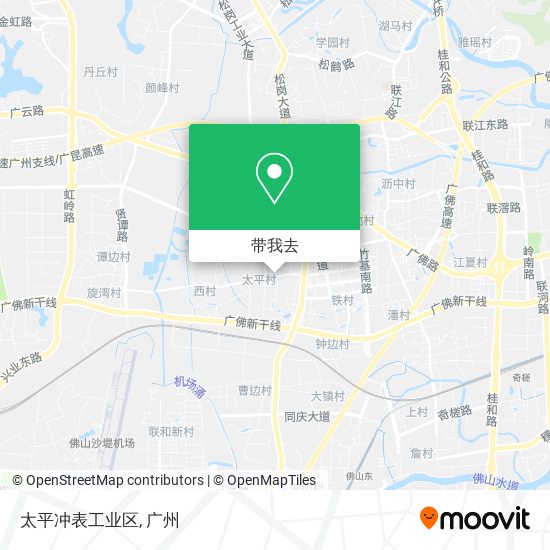 太平冲表工业区地图