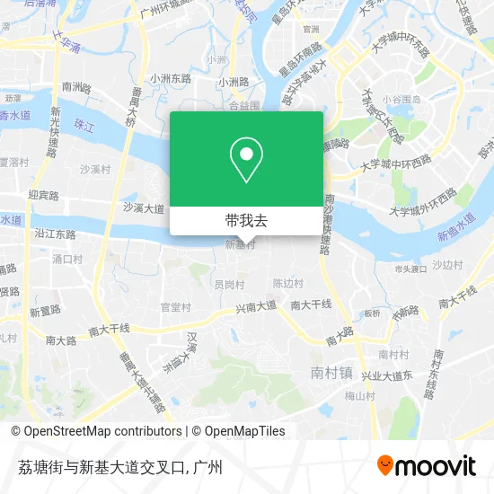 荔塘街与新基大道交叉口地图