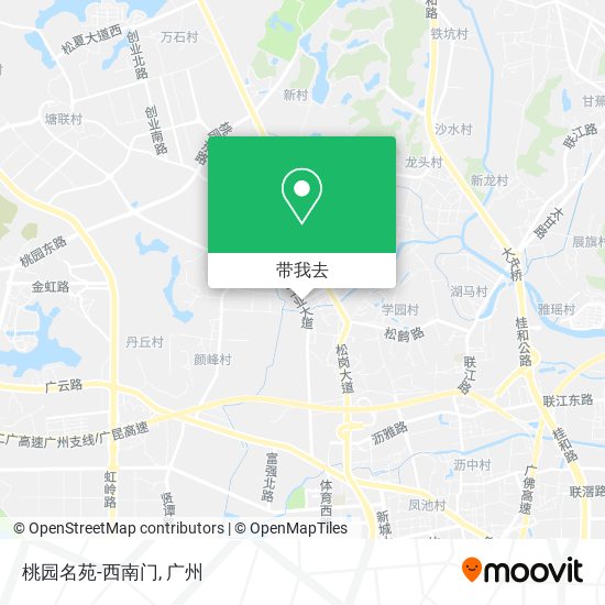 桃园名苑-西南门地图