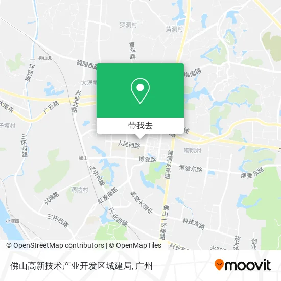 佛山高新技术产业开发区城建局地图