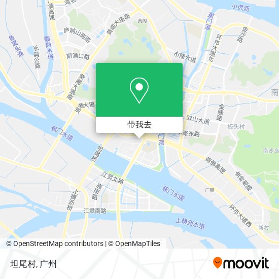 坦尾村地图