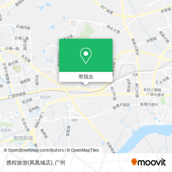 携程旅游(凤凰城店)地图