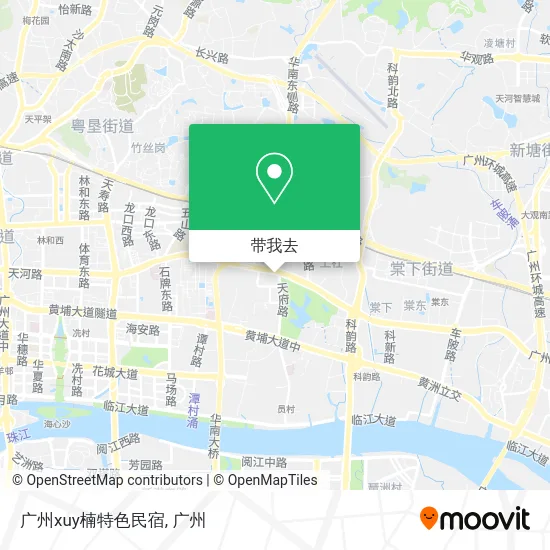 广州xuy楠特色民宿地图