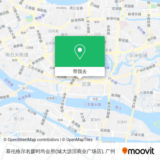 慕伦格尔名媛时尚会所(城大沥滘商业广场店)地图