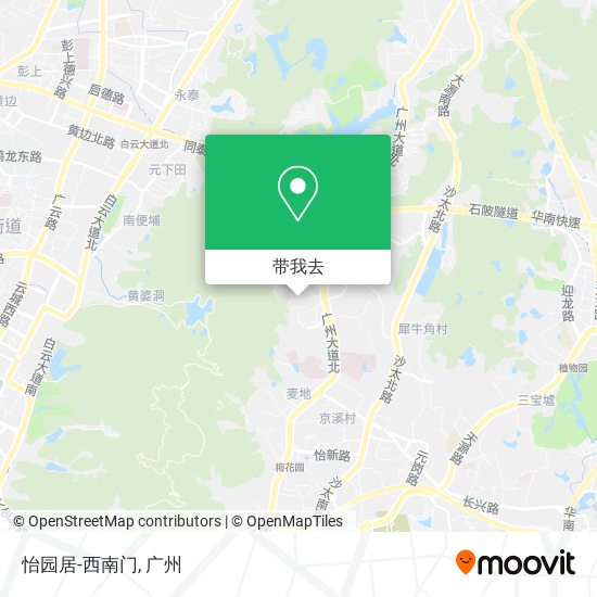 怡园居-西南门地图