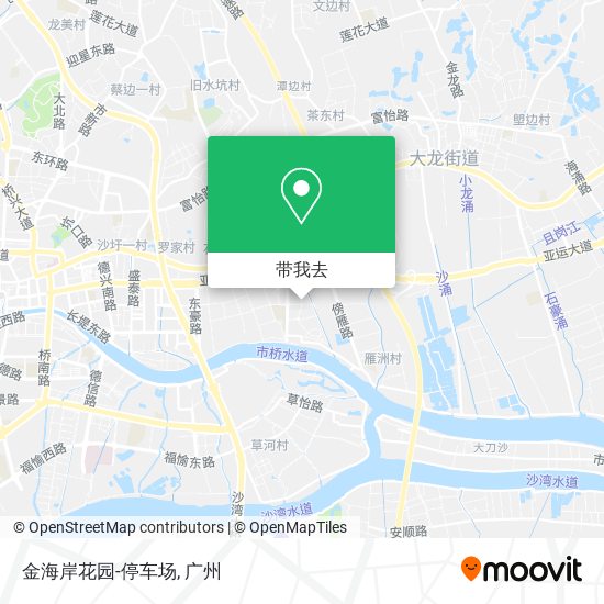 金海岸花园-停车场地图