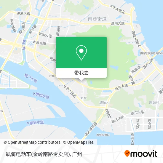 凯骑电动车(金岭南路专卖店)地图