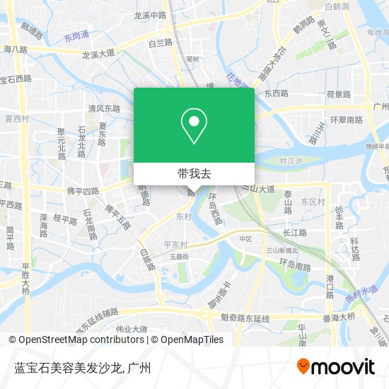 蓝宝石美容美发沙龙地图