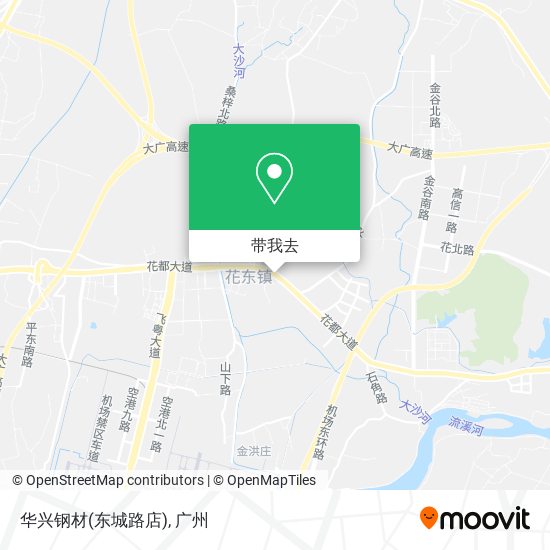 华兴钢材(东城路店)地图