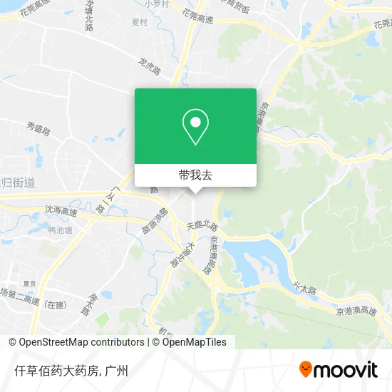 仟草佰药大药房地图