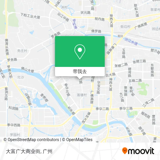 大富广大商业街地图