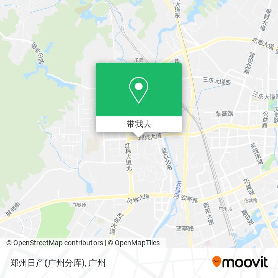郑州日产(广州分库)地图