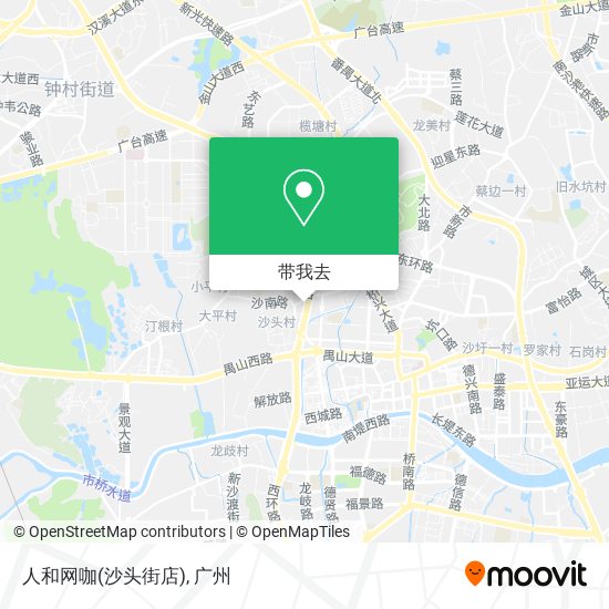 人和网咖(沙头街店)地图