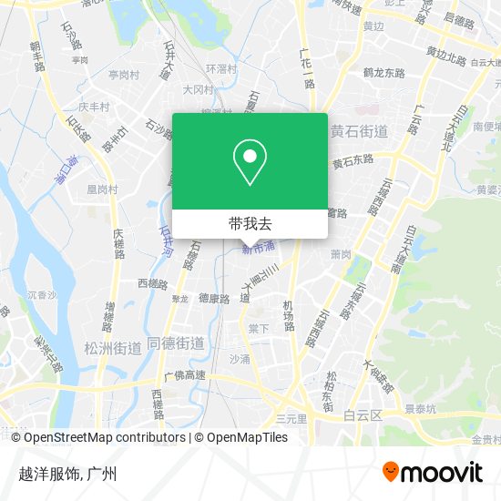 越洋服饰地图