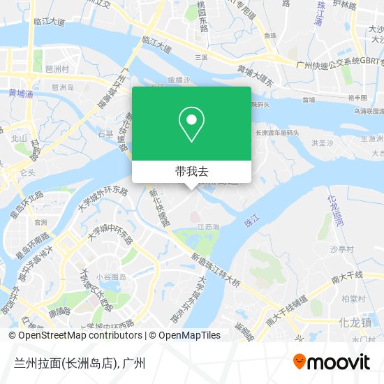 兰州拉面(长洲岛店)地图