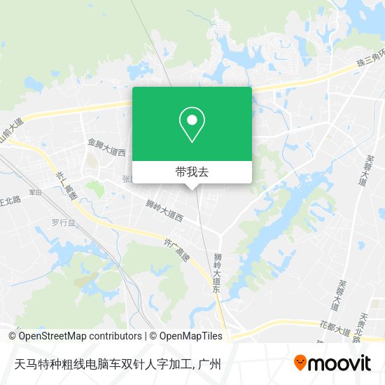 天马特种粗线电脑车双针人字加工地图
