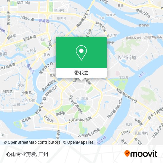 心雨专业剪发地图