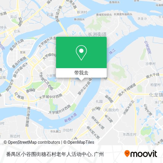 番禺区小谷围街穗石村老年人活动中心地图