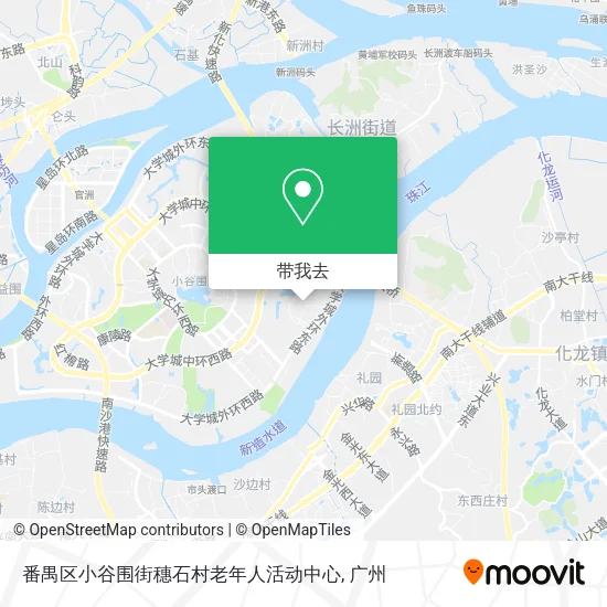 番禺区小谷围街穗石村老年人活动中心地图