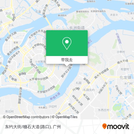 东约大街/穗石大道(路口)地图