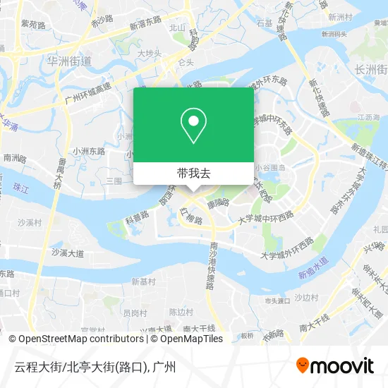 云程大街/北亭大街(路口)地图