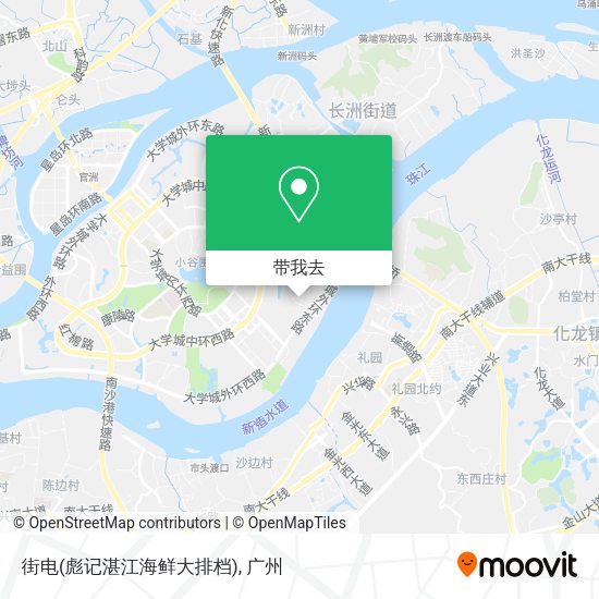 街电(彪记湛江海鲜大排档)地图