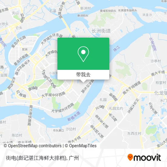 街电(彪记湛江海鲜大排档)地图