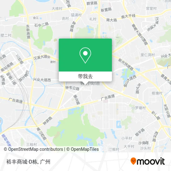 裕丰商城-D栋地图