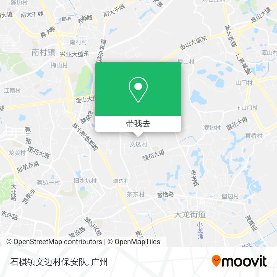 石棋镇文边村保安队地图