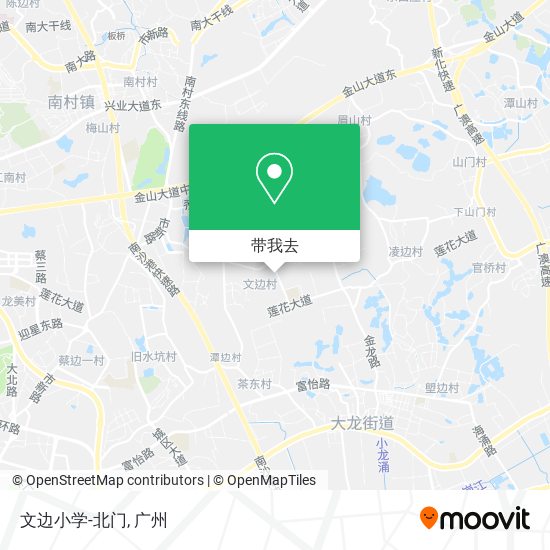 文边小学-北门地图