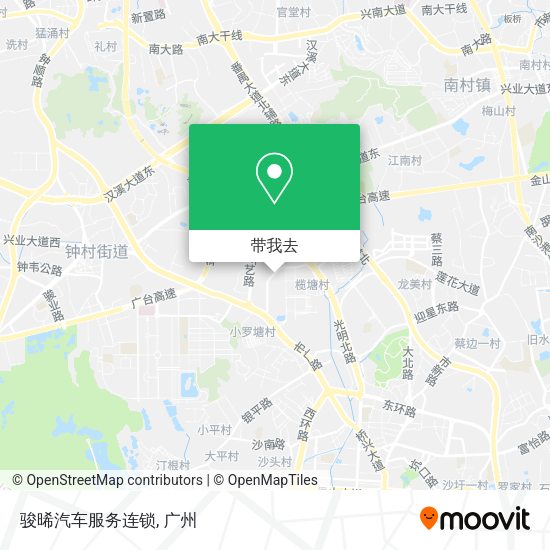 骏晞汽车服务连锁地图
