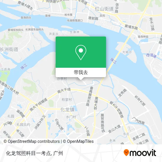 化龙驾照科目一考点地图