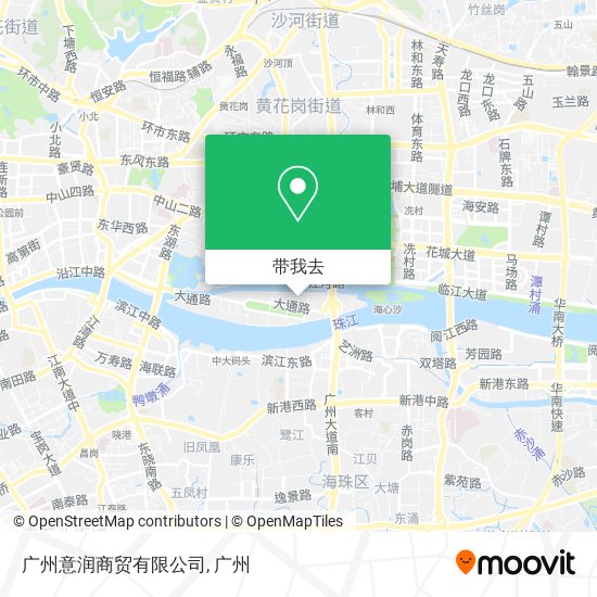 广州意润商贸有限公司地图