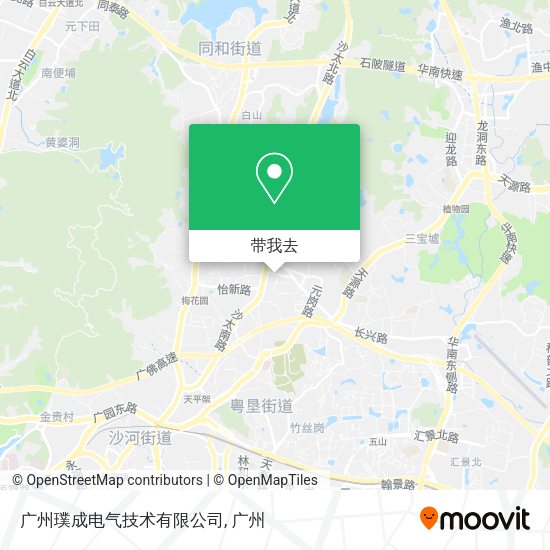 广州璞成电气技术有限公司地图