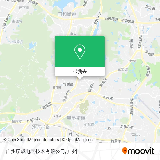 广州璞成电气技术有限公司地图