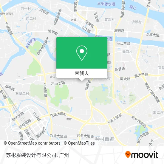 苏彬服装设计有限公司地图