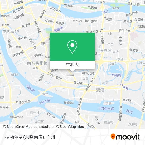 捷动健身(东晓南店)地图
