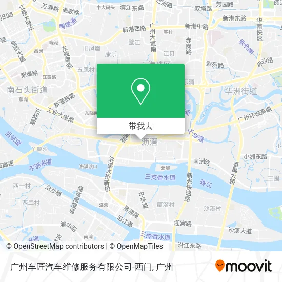 广州车匠汽车维修服务有限公司-西门地图