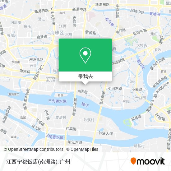 江西宁都饭店(南洲路)地图