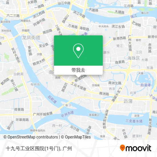 十九号工业区围院(1号门)地图