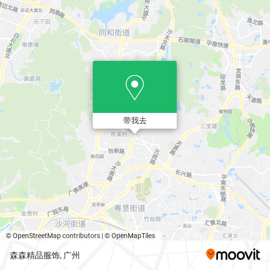 森森精品服饰地图