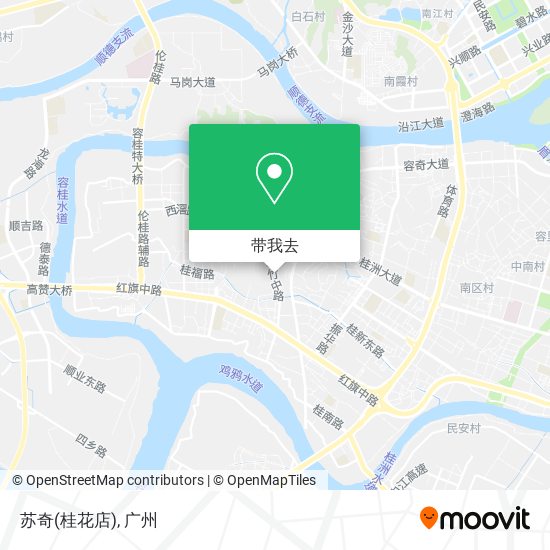 苏奇(桂花店)地图
