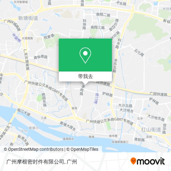 广州摩根密封件有限公司地图