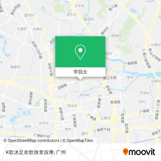 K歌沐足欢歌推拿按摩地图