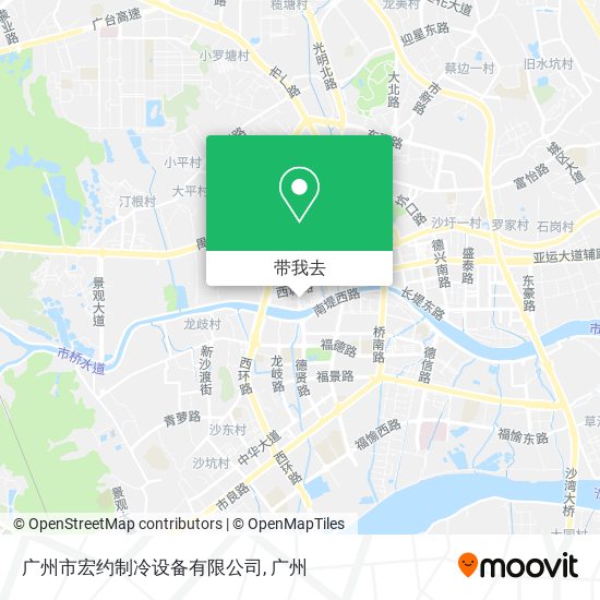 广州市宏约制冷设备有限公司地图