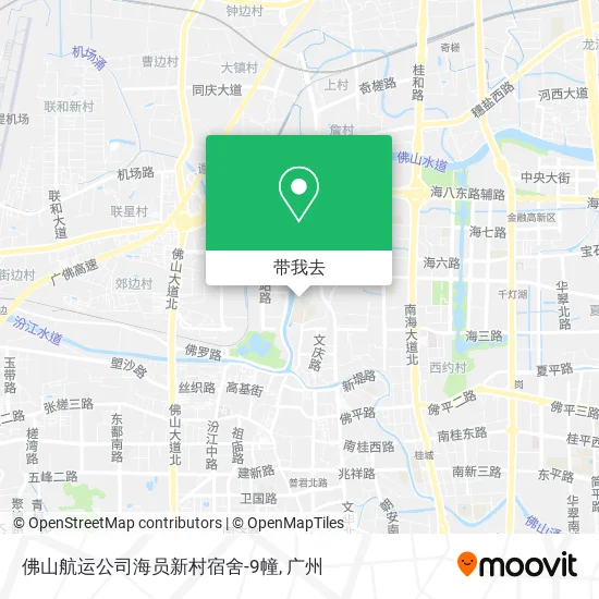 佛山航运公司海员新村宿舍-9幢地图
