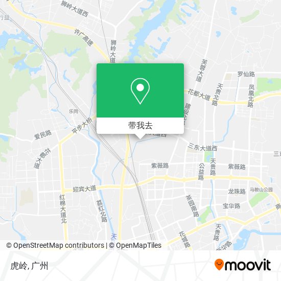 虎岭地图